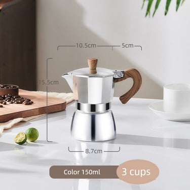 Handmade Moka Pot for Italian Coffee Lovers - InspiredGrabs.com